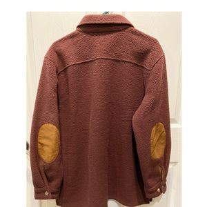 Large Burgundy Sahalie Shirt Jacket